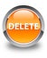 Delete glossy orange round button