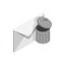 Delete message icon, isometric 3d style