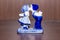 Delft Blue Figurine of kissing Dutch couple