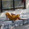 DELHI, INDIA-AUGUST 29: Hindu sleeping on the street on August 2