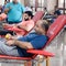 Delhi, India, June 19 2022 - Blood donor at Blood donation camp held at Balaji Temple, Vivek Vihar, Delhi, India, Image for World