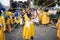 Delhi, India, October 2, 2023 - Sikhs display gatka and martial arts during annual Nagar Kirtan, Traditional, procession on