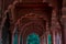 DELHI, INDIA - SEPTEMBER 25 2017: Interiors view of Red Fort in Delhi, India,Fort was the residence of the Mughal