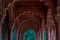 DELHI, INDIA - SEPTEMBER 25 2017: Interiors view of Red Fort in Delhi, India,Fort was the residence of the Mughal