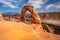 Delicate Arch rock formation in Arches National Park, Utah, USA