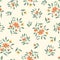 Delicate Chintz Romantic Meadow Wildflowers Vector Seamless Pattern