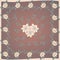 Delicate cute scarf pattern with flowers in trendy colors on brown background.Floral print for scarf,textile,covers,surface,