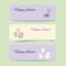 Delicate easter covers with rabbit and dotted patterns. Hares, eggs and points. Lilac, beige background. Set Vector illustration