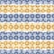 Delicate french lace effect seamless stripe pattern. Ornate provence style lacy ribbon country cottage decor background