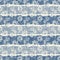 Delicate french lace effect seamless stripe pattern. Ornate provence style lacy ribbon country cottage decor background