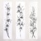 Delicate Orchid Tattoos: Graphite Sketches For Elegant Arm Compositions