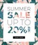 Delicate pale vector summer design with exotic palm leaves and space for text. Sale offer template, banner of flyer
