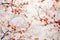 Delicate peach fuzz floral pattern with scattered blossoms, exuding a romantic aesthetic