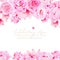 Delicate peonies and camellia vector wedding design