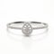 Delicate Pointillism Diamond Ring With Pear Shape - Uhd Image