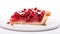 Delicate Pomegranate Pie Slice: Uhd Image By Aleksander Gierymski