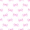 Delicate satin bows seamless vector print