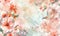 Delicate watercolor floral background