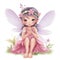 Delicate and whimsical fairy