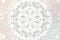 Delicate White and Pastel Mandala Pattern with Soft, Flowing Lines