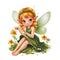 Delicate winged fairy