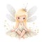 Delicate winged fairy