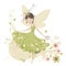 Delicate winged fairy