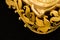 Delicated handicraft gold locket frame