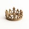 Delicately Detailed Bronze Crown Ring - Exquisite Design