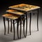 Delicately Rendered Nesting Tables With Andy Kehoe-inspired Designs