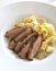 Delicately roasted duck breast fillet with tagliatelle