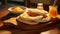 Delicious 3d Ar Image Of Naan Bread And Mango Jam