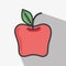 Delicious apple tasty fruit icon