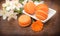 Delicious apricot cakes (macaroon - macaron)