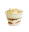 Delicious apricot yogurt in cup