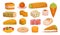 Delicious Assortment Of Eastern Sweets Offering A Tantalizing Variety Of Flavors And Textures, Vector Illustration