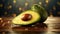 Delicious Avocado - A Vibrant and Mouthwatering Image of Fresh Avocado AI Generated
