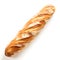 delicious baguette France, white background