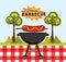 Delicious barbecue design