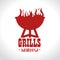 delicious barbecue food icon