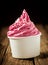 Delicious berry frozen yoghurt or sorbet