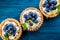 Delicious Blueberry tartlets