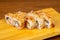 Delicious bonito rolls