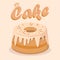 Delicious bundt Cake with Nuts Social media Banner
