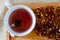 Delicious caffeine-free infusion of dried fruit, a