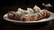 Delicious Cannoli With Whipped Cream: A Stunning Visual Treat