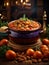 Delicious Cassoulet hearty stew made with white beans pork and duck confit, food
