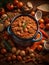 Delicious Cassoulet hearty stew made with white beans pork and duck confit, food