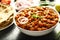 Delicious channa masala from Indian cuisine.