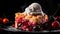 Delicious Cherry Cobbler And Ice Cream: A Mouthwatering Treat